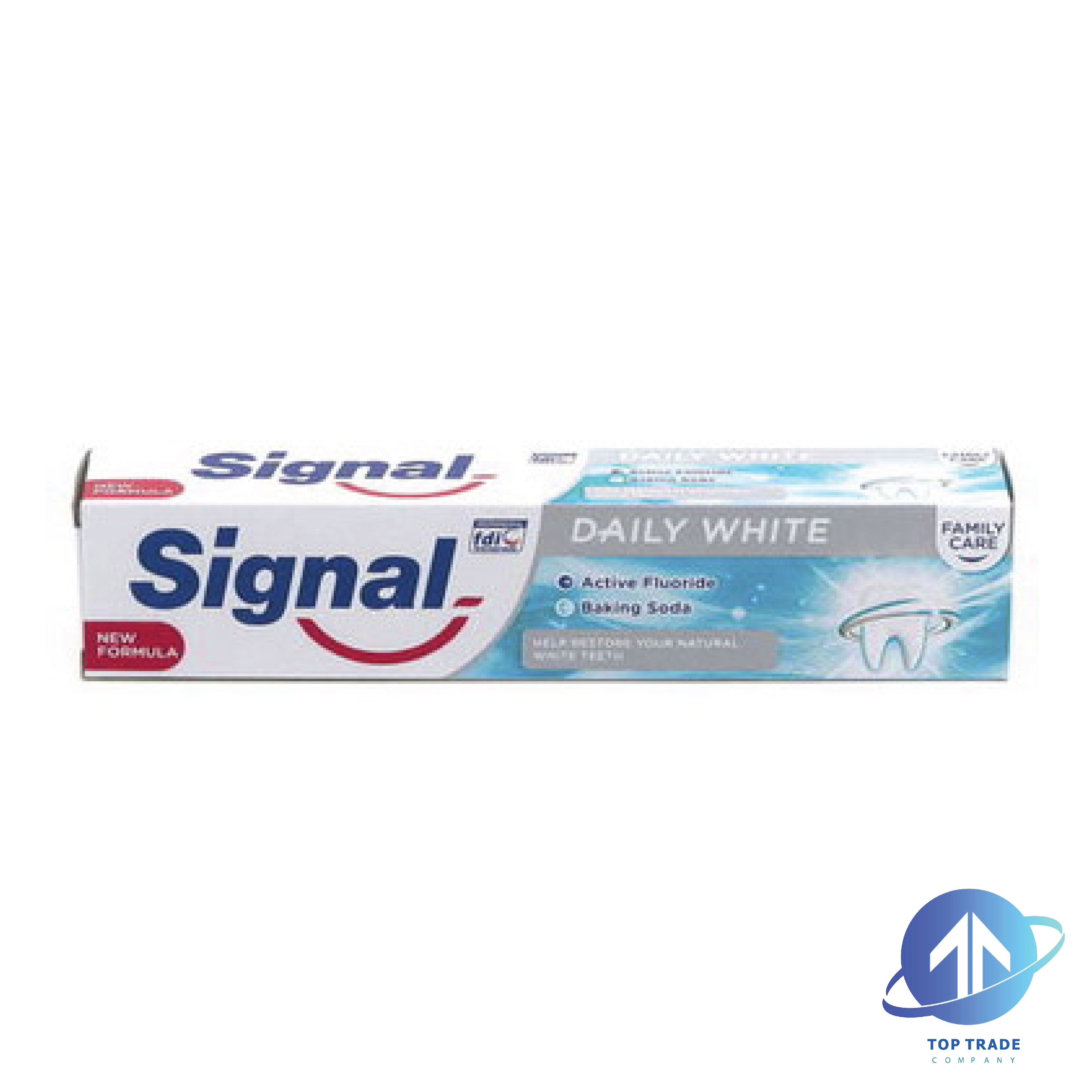 Signal toothpaste family care daily white labelled 75ml